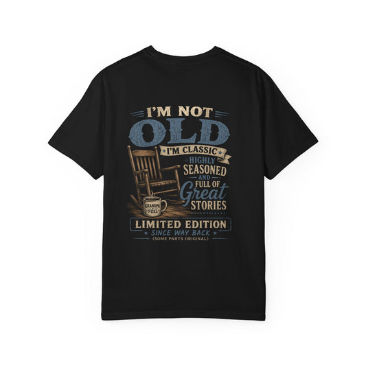 Funny Grandpa Shirt, Gift for Grandpa, I'm Not Old I'm Classic Shirt, Rocking Chair Vintage Design, Grandfather Gift,