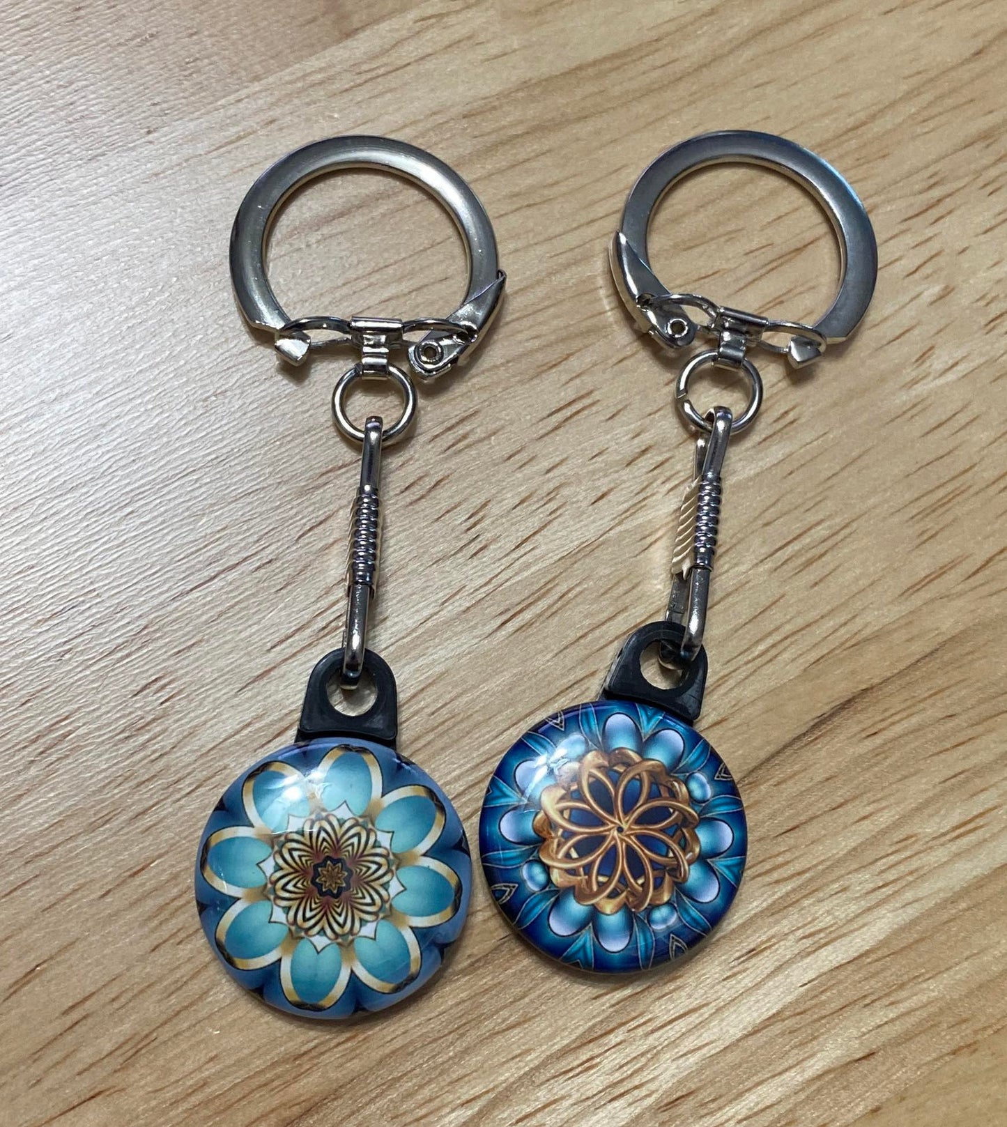 1 inch Round Key Chain or Zipper Pull