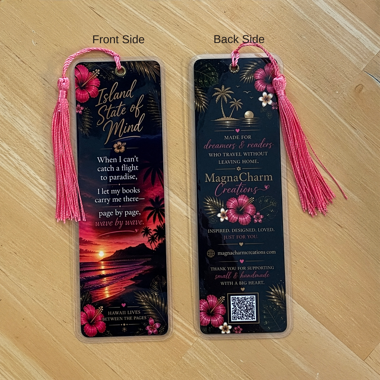 Premium Laminated Bookmarks with Tassel 2.25 X 6.25
