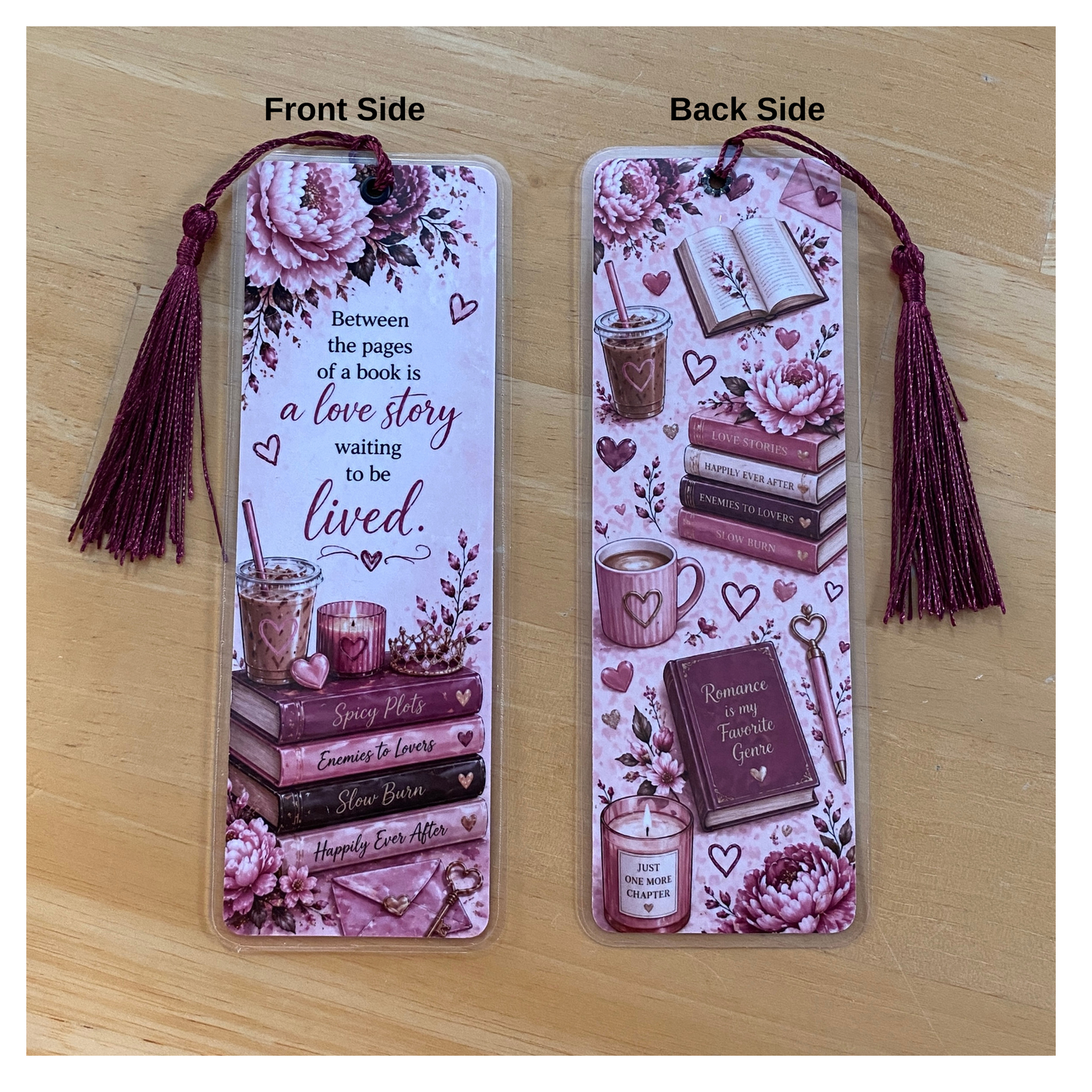 Premium Laminated Bookmarks with Tassel 2.25 X 6.25