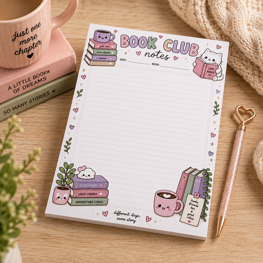 Book Besties Notes Notepad